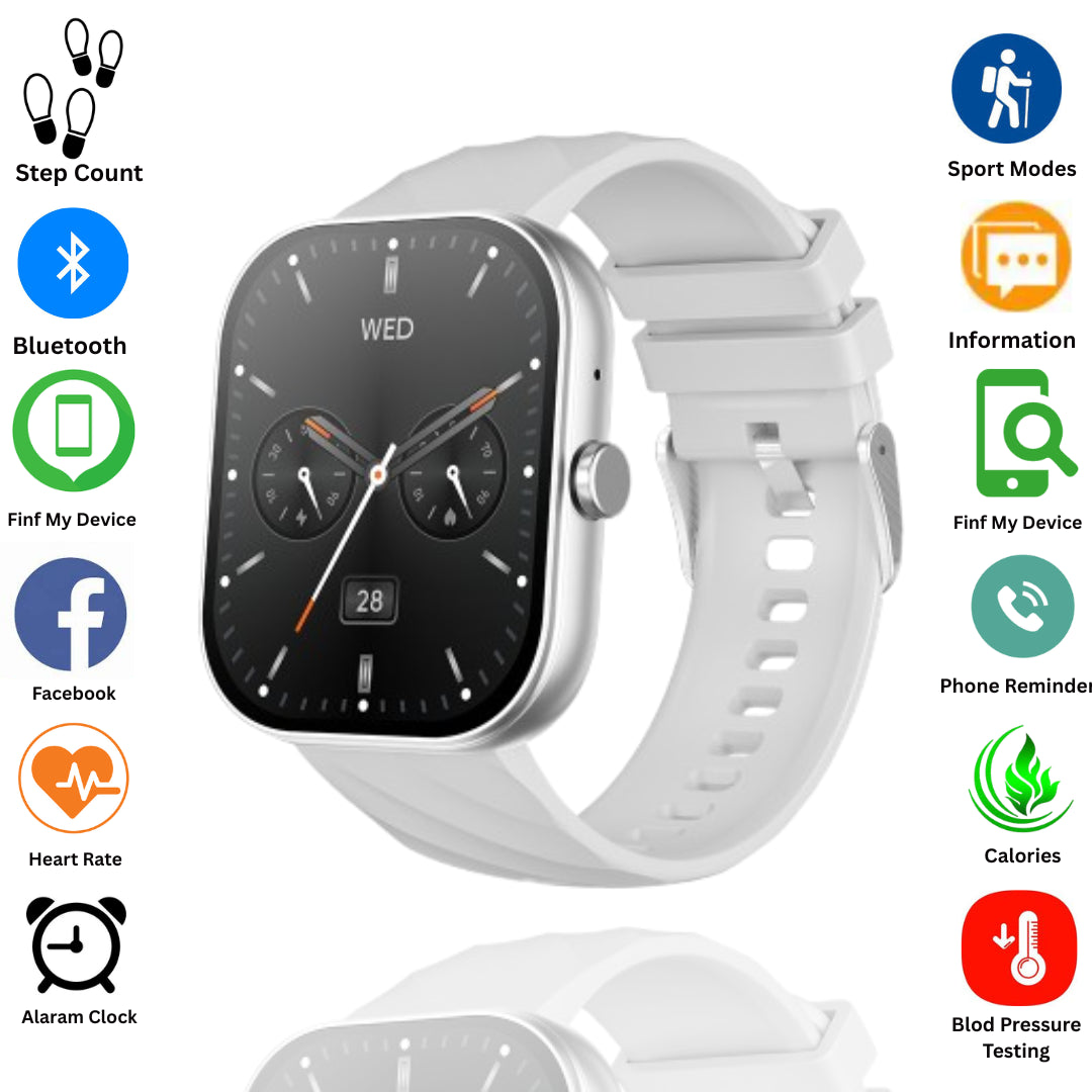 Smart Watch Men Women Fitness Tracker Blood Pressure Heart Rate Sport Watches UK
