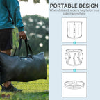 210L Outdoor Ice Bath Tub, Portable Cold Water Therapy Tub, Black