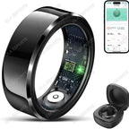 2025 Smart Ring Blood Pressure Heart Rate Sleep Monitoring Smartring IP68 & 5ATM Waterproof Multi-Sport Mode Smartring Man Women