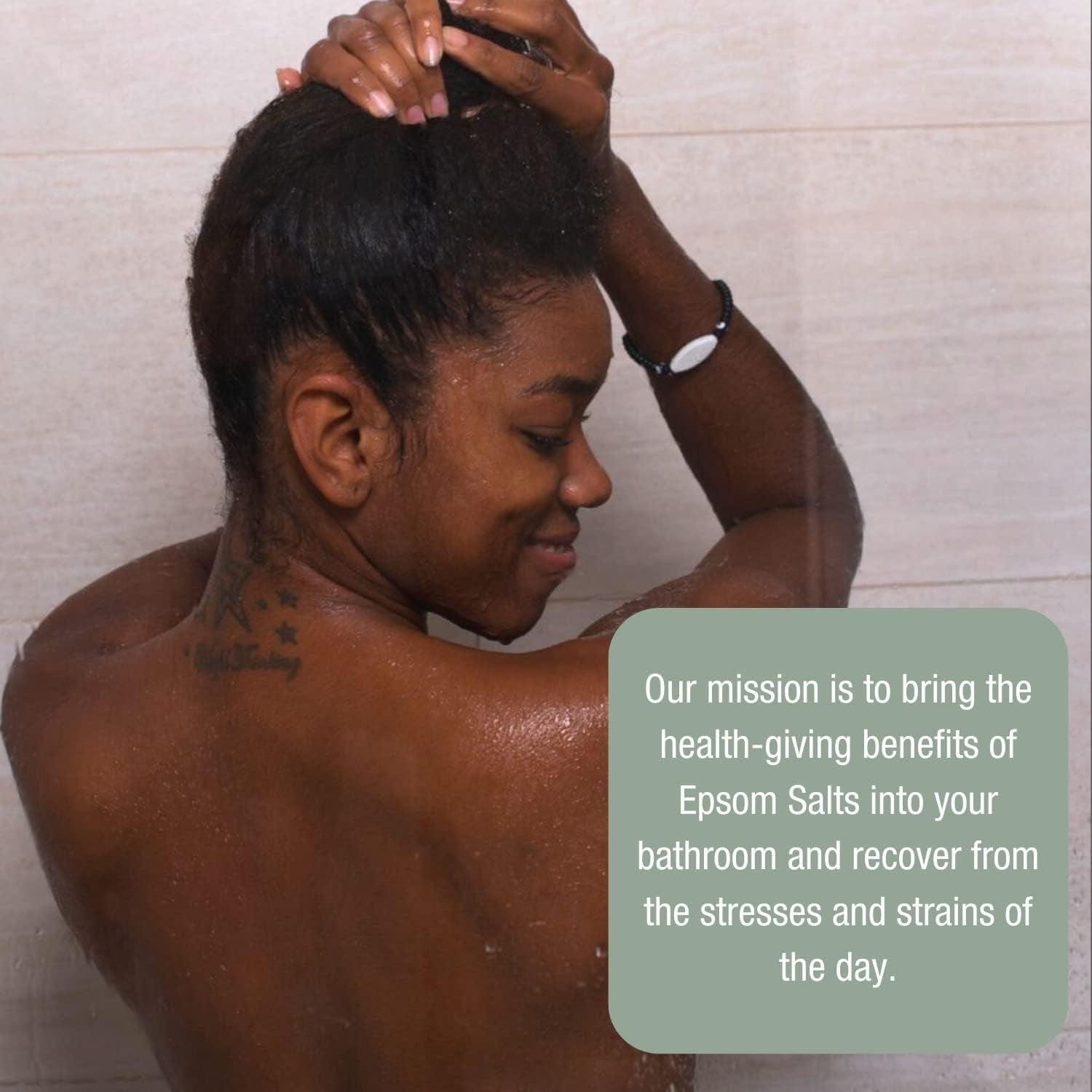 Drsalts+ Muscle Ease Shower Gel - Soothing Epsom Salts to Relieve Strains, Pain & Stiffness with Eucalyptus & Ginger Essential Oils - Vegan & Cruelty-Free, 200Ml