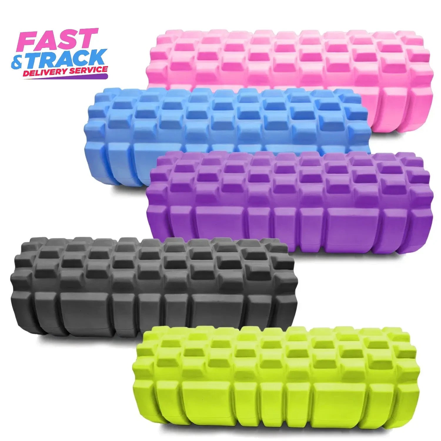 13" Foam Roller Deep Tissue Muscle Massage Trigger Point Exercise Therapy