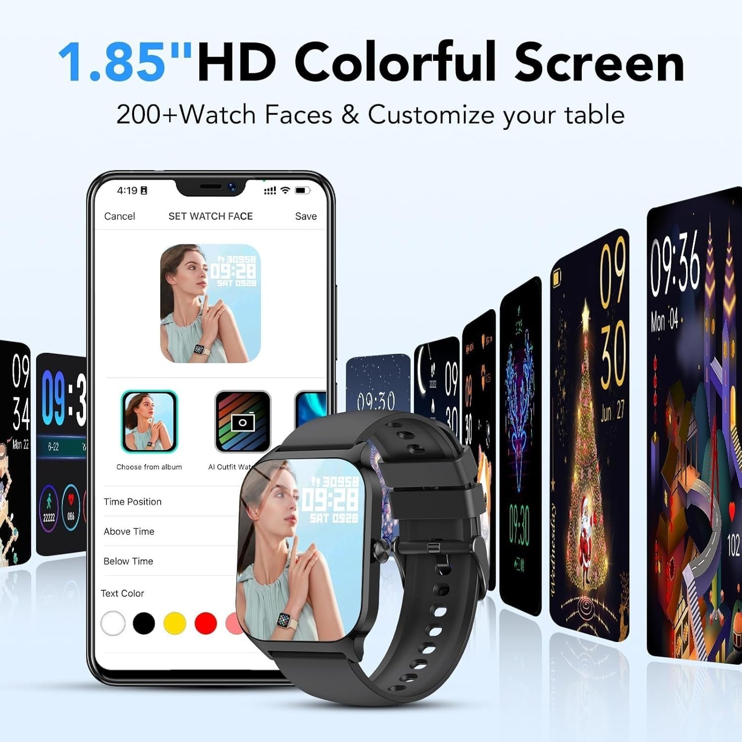 Smart Watch Men Women Fitness Tracker Blood Pressure Heart Rate Sport Watches UK