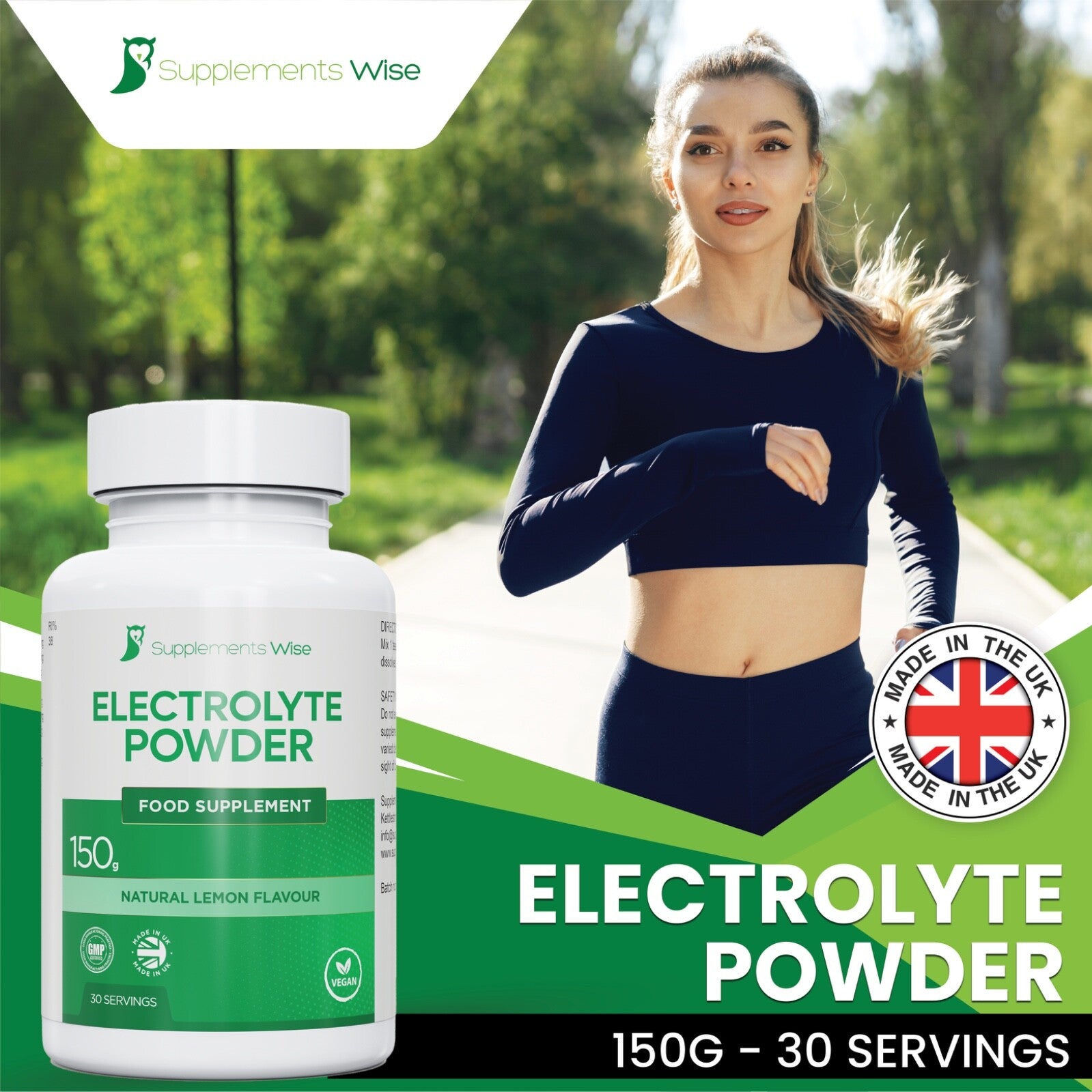 Electrolyte Powder Hydration Drink - Himalayan Salt Zero Sugar 150G 30 Servings