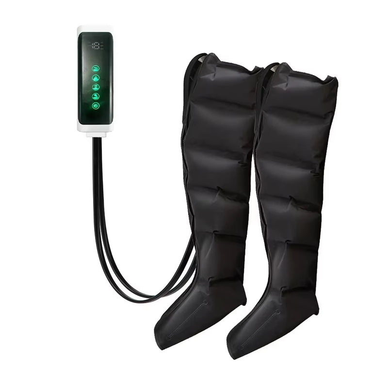 6 Airbag Air Compression Massage Boots Pneumatic Boots Used for Circulation and Leg Muscle Relaxation to Relieve Varicos Veins