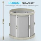 210L Outdoor Ice Bath Tub, Portable Cold Water Therapy Tub, Black